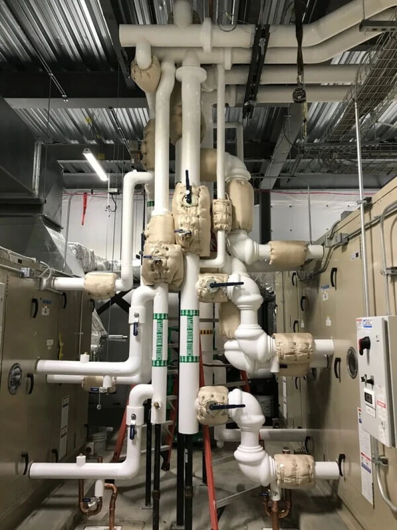 Dual AHU connection