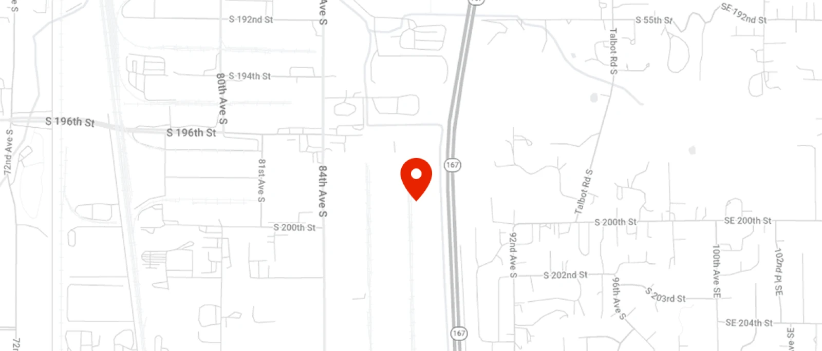 Map showing the location of KWL - Kent Warehouse & Labeling